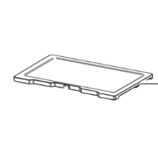 DA67-03653A Genuine Samsung Fridge Freezer Shelf RT29K5035SLSA